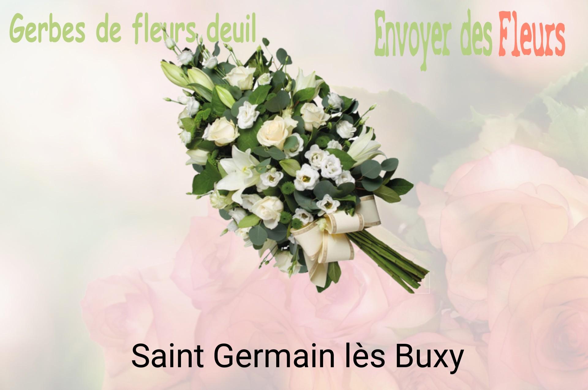 Gerbe de fleurs de deuil livrée à Saint-Germain-lès-Buxy